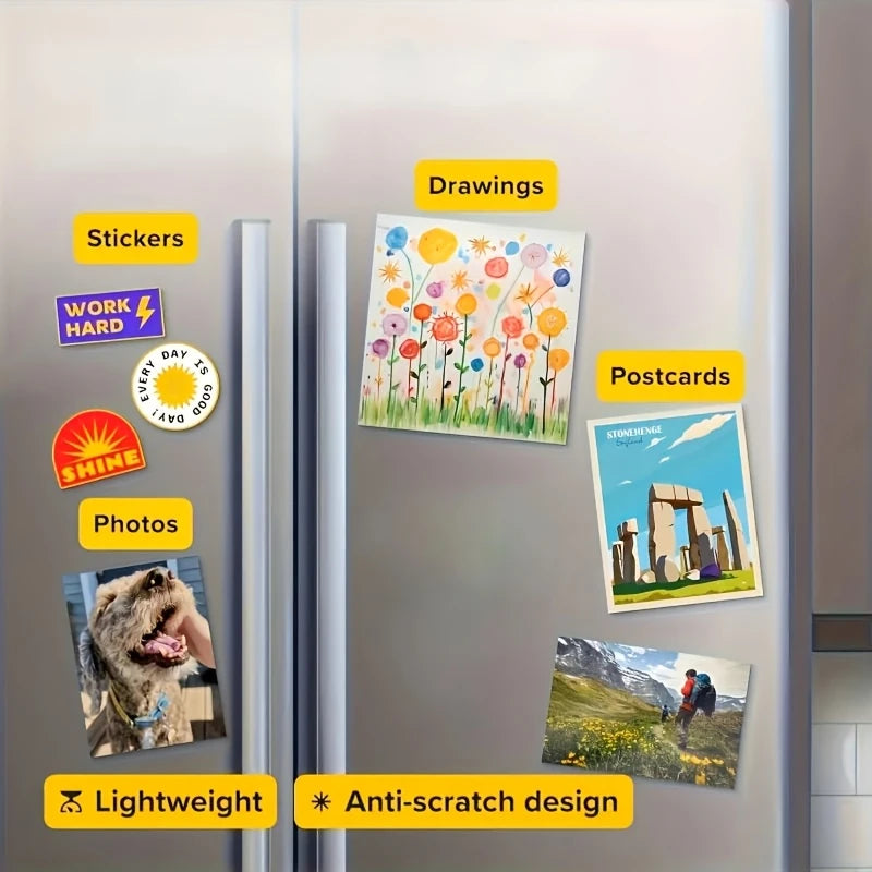 Self-Adhesive Flexible Magnet Sheets for Crafts, Photos & Decor