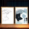 Anime Satoru Gojo LED Lighted Photo Frame with Three Color Modes