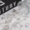 Crystal-Look Acrylic Round Beads for Crafts and Decor