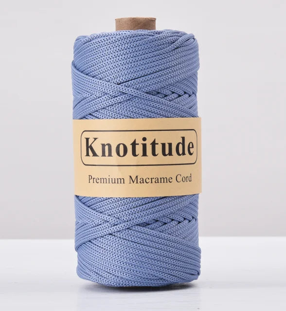 4mm Polyester Macrame Cord - 300g Spool for Knitting & DIY Crafts
