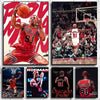 A collage of high-definition posters featuring Dennis Rodman basketball action shots and portraits.