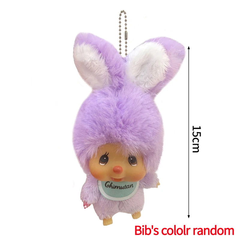Monchhichi Plush Keychain Bag Charm