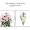 Silk Rose Hanging Vine - Faux Flower Garland for Home Décor