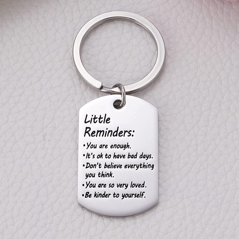 Little Reminders Keychain – Inspirational Mental Health Gift