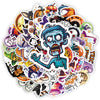 Halloween Sticker Pack – 50 Waterproof Die-Cut Decals