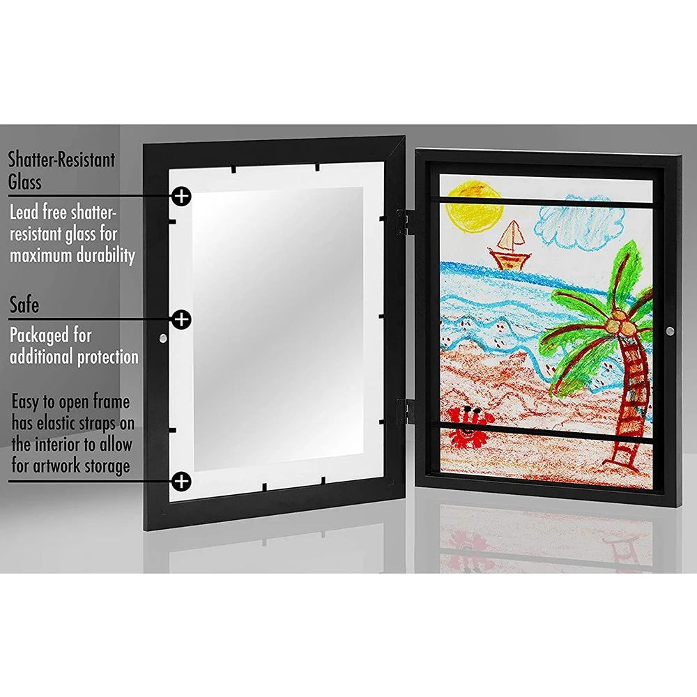 Magnetic Wooden Art Display Frame for A4 Artwork