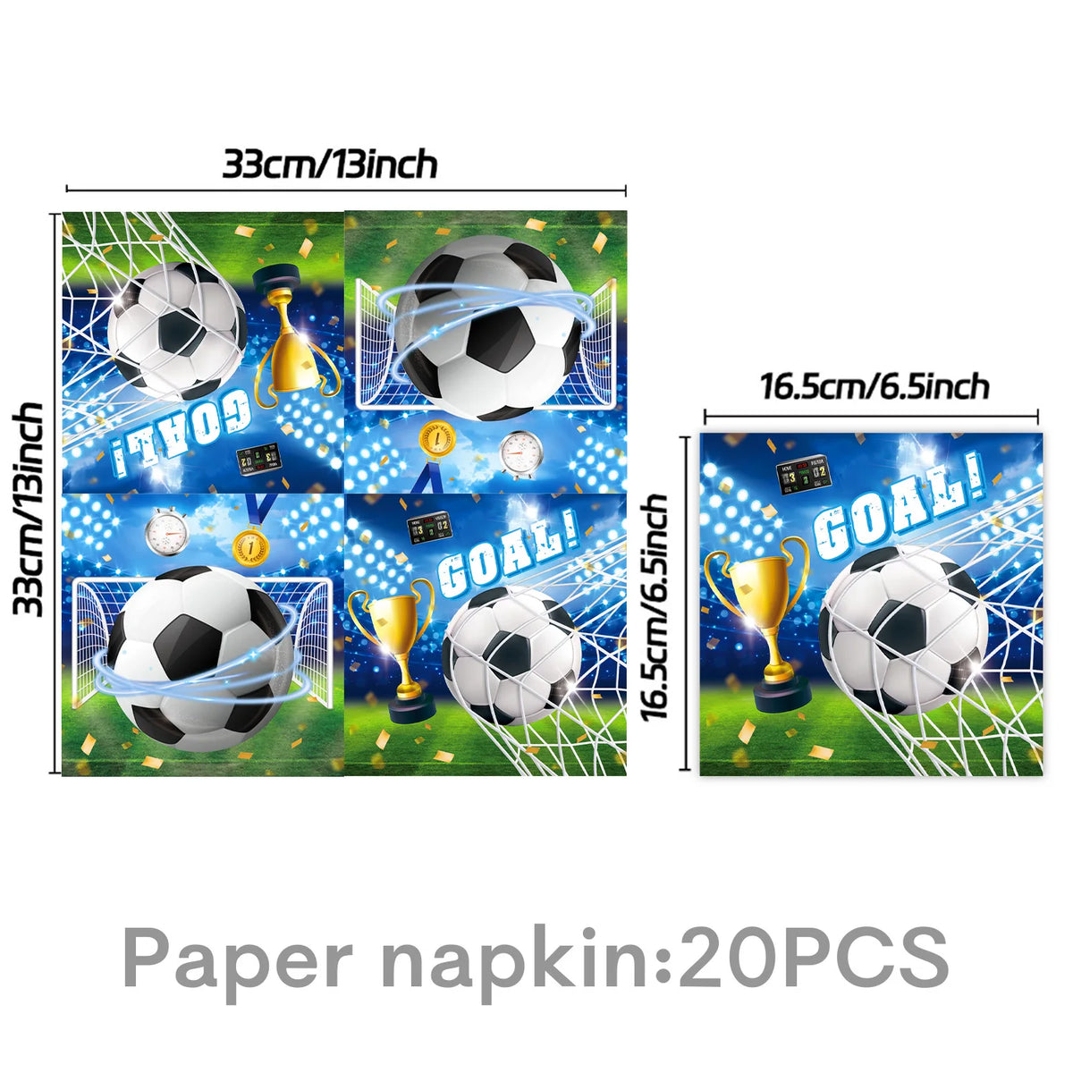 Soccer Birthday Party Decoration Kit