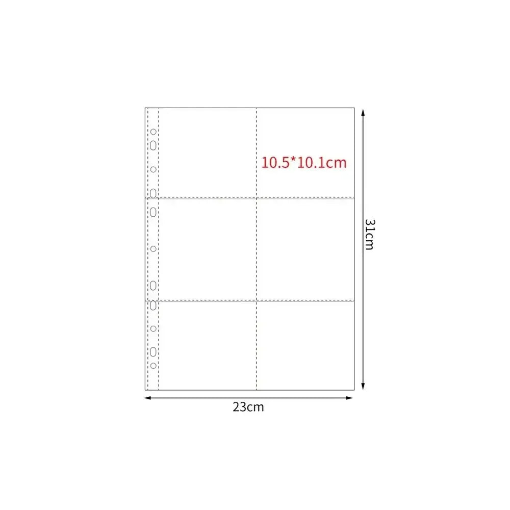 Hoja de fichas de pósteres Kpop A4 con dimensiones de 10.5x10.1cm y 23x31cm.