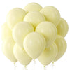 A bunch of pastel pink and blue latex balloons tied together for a party pack