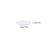 A round white corrugated cake board with a diameter of 20cm or 7.87in.