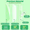 A set of clear, durable self-adhesive hooks made from PC/ABS and PET material, designed to be waterproof and tool-free.