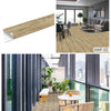 A sample of wood grain self-adhesive decal showing a natural wood texture used for wall and floor decoration.