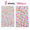Self-Adhesive Rhinestone Gem Stickers – Multicolor Crystal Craft & Beauty Decor