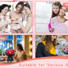 A collage showing decorative flower wrapping paper for various occasions like weddings, Mother's Day, Valentine's Day, and gr