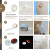 Instructions for assembling a bear-themed balloon garland kit using balloon strip tape, dot glue, and balloon hooks.
