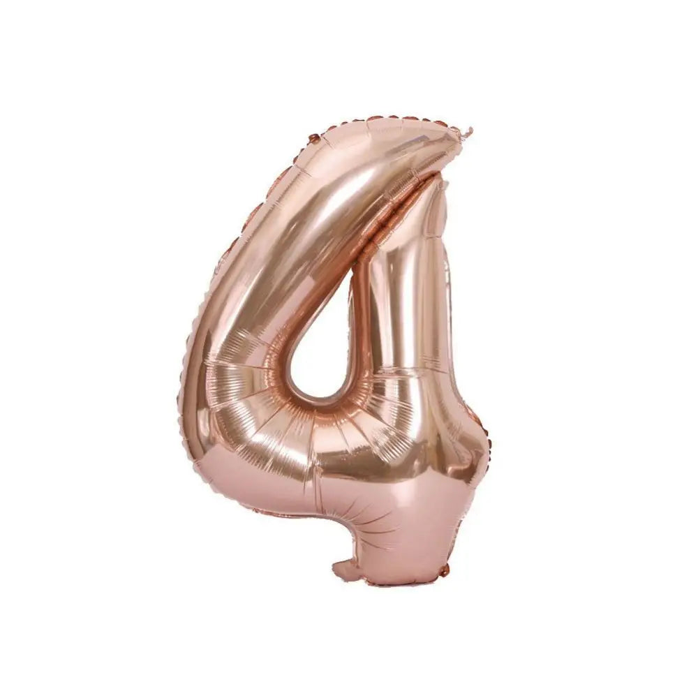 Large Red Number Foil Balloon for Birthday and Anniversary Decor