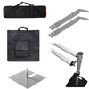 Telescopic Aluminum Backdrop Stand with Crossbar