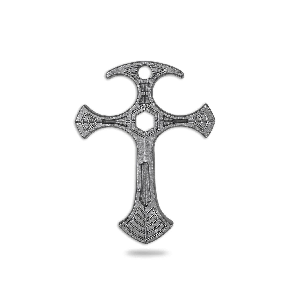 Cross Pendant Self-Defense Tool with Bottle Opener