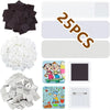 Blank Square Badge Making Kit with Magnetic Backing