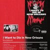 Album cover art for Suicideboys titled I Want to Die in New Orleans featuring red and black text