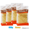 Pack of four 400g Honey Hard Wax Beans for body hair removal