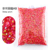 Bag of B19 deep plum resin rhinestones for crafting