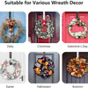Porte-crochets décoratif en métal pour porte, adapté à diverses décorations de guirlande