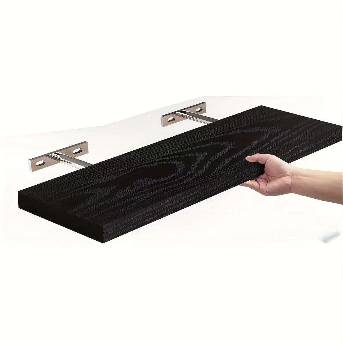 Classic Solid Wood Wall-Mounted Shelf