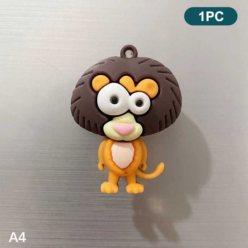 Cartoon Animal Fridge Magnets – Cute Decorative Magnets for Kitchen, Office & More