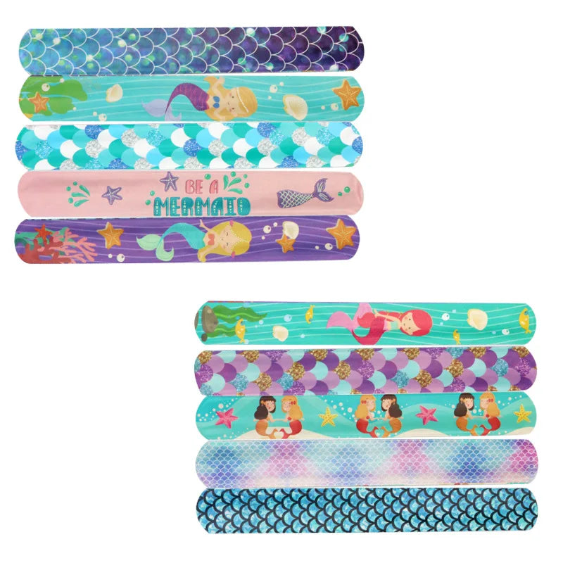 Purple Mermaid Birthday Party Supplies Kit for Girls