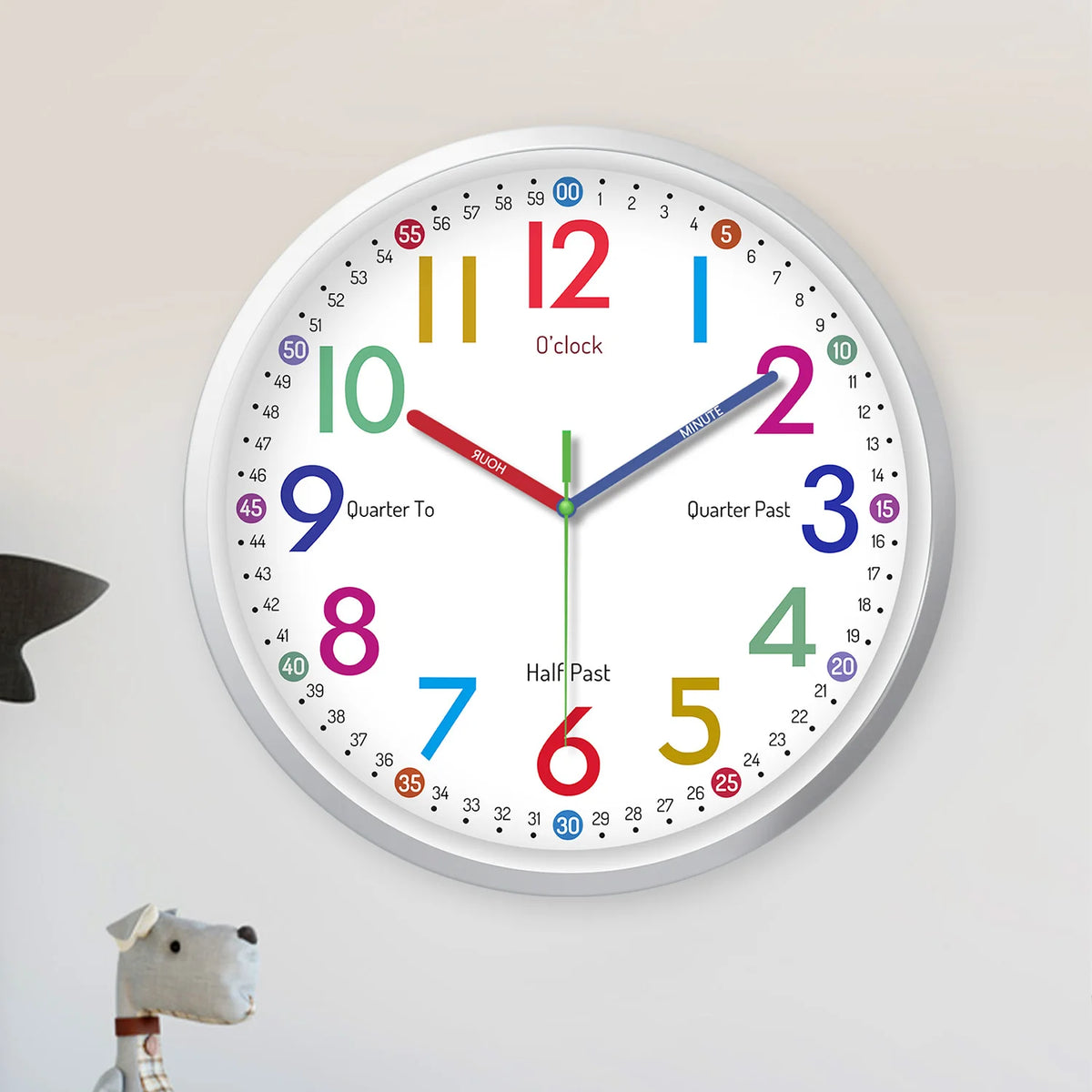 Minimalist 8-Inch Silent Quartz Wall Clock