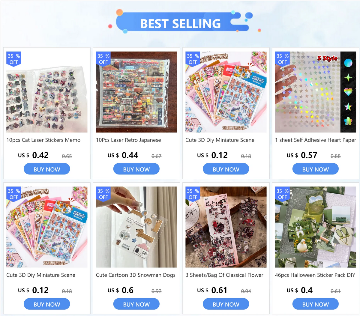 A collection of cute pink graffiti stickers for accessories including cat laser stickers, retro Japanese stickers, and heart 