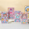 A collection of 14-piece Princess Dress-Up stickers featuring anime-style characters and pink, purple, and blue themes.