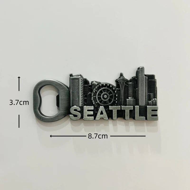 3D Resin Fridge Magnets – Iconic American Landmarks