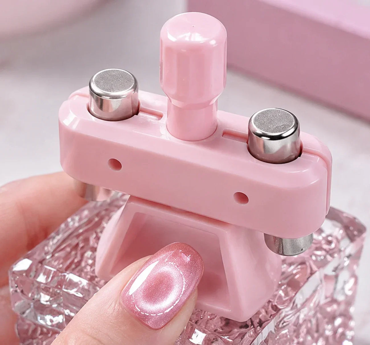 Rotating Gyro Cat Eye Nail Magnet Tool