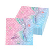 Purple Mermaid Birthday Party Supplies Kit for Girls