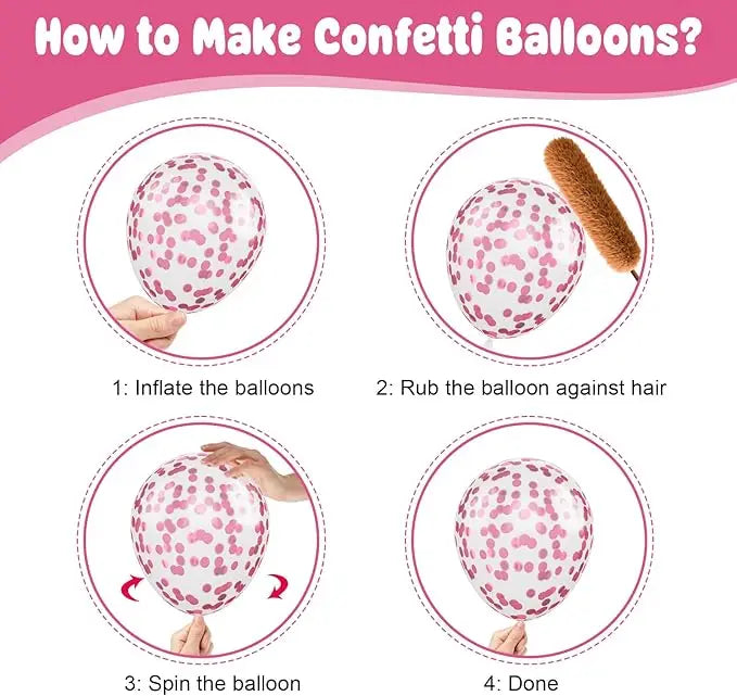 Pink Bow Foil Balloons for Party Decorations (30 Pack)