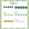 Pearl Green Cake Topper Balls Set