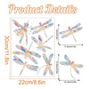 Rainbow suncatcher window stickers featuring cat and butterfly designs.