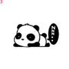 A black and white cartoon panda face with a speech bubble containing Zzz.