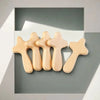 Set of 5 Wooden Pocket Prayer Crosses