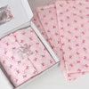Pink Bowknot Wrapping Paper for Bouquets and Gifts