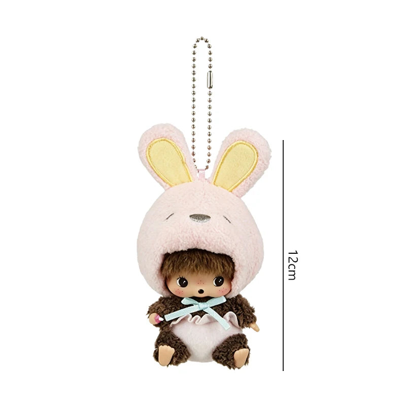 Monchhichi Plush Keychain Bag Charm