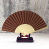 Elegant Foldable Bamboo Hand Fan for Weddings & Parties