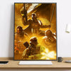 Helldivers II HD Canvas Art Print – Game-Inspired Wall Decor