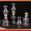 Classic Glass Oil Lamp – Vintage Portable Lantern for Indoor & Outdoor Decor