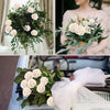 Artificial Foam Roses with Stems for Wedding & Home Décor