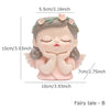 Resin Cartoon Girl Flower Planter