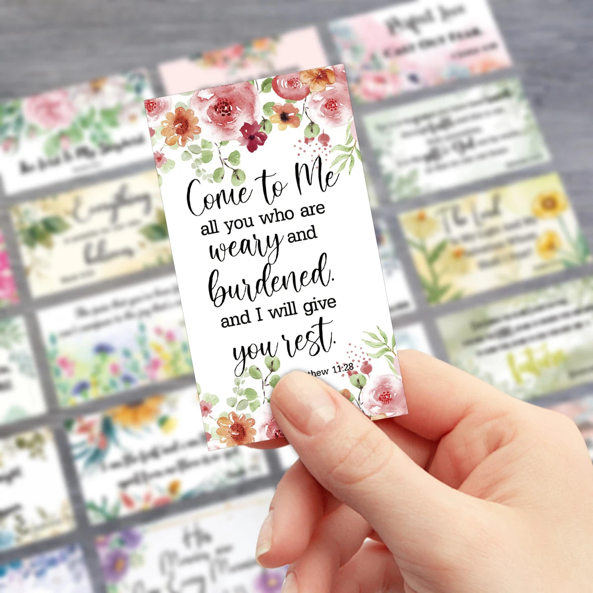 Bible Verse Scripture Cards – Inspirational Christian Encouragement Cards