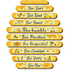 Beehive Rules Wooden Wall Plaque – Farmhouse Decor Sign